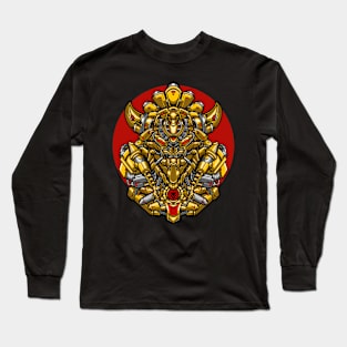 Cool Zodiac taurus robo head Long Sleeve T-Shirt